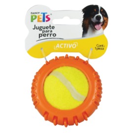 Fancy Pets Juguete Bola C/ Pelota De Tenis - Naranja