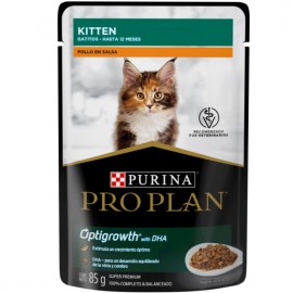 Pro Plan 24 Pouches Gato Kitten de Pollo 85 Gr. c/u