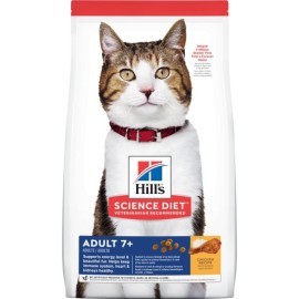 Alimento para gato Hill's Adulto 7+ sabor Pollo 7.3 kg