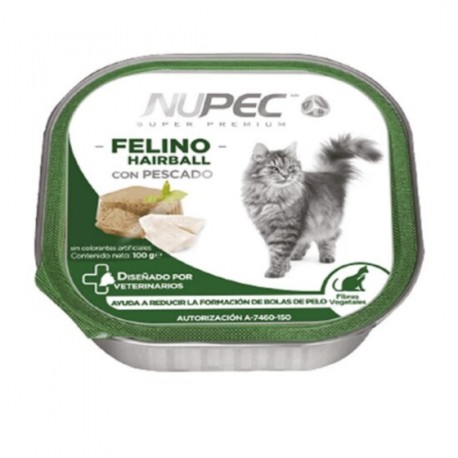 20 latas Nupec Felino Hairball 100 Gr. c/u