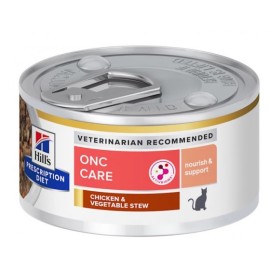 24 Latas Hills Prescription Diet  Gato ONC Care Estofado de Pollo y Vegetales 82 Gr. (2.9 Oz.)