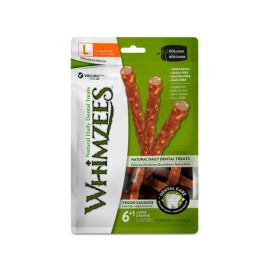 Whimzees Salchicha Vegetariana L 6Pzas