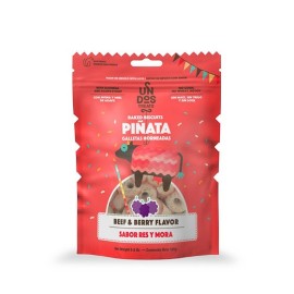 Un Dos Treats Piñata Premios para Perro sabor Res & Moras 156g