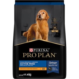 Pro Plan Active Mind Raza Mediana y Grande Optiage 17.5 Kg.