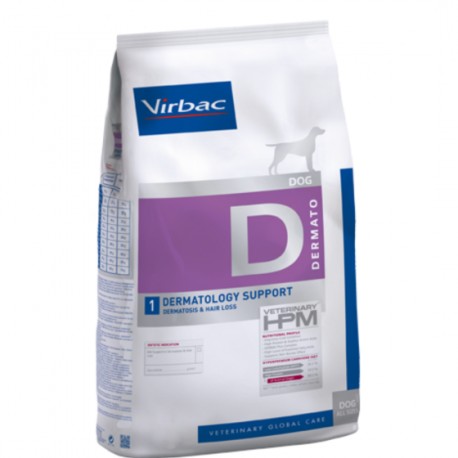 Virbac HPM Dog Dermatology Support 3 Kg.