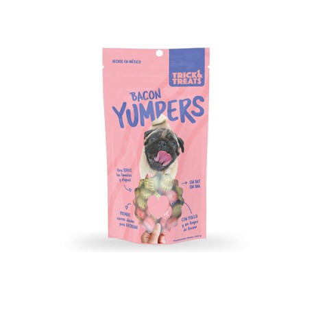 Trick & Treats Yumpers para Perros sabor Tocino 100g