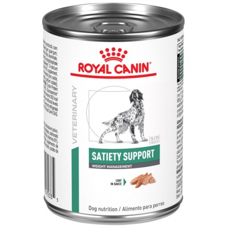 6 Latas Royal Canin vet Satiety Support 380 Gr.