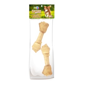 Fancy Pets Hueso de Carnaza de Res (17-20 cm) Sabor Natural 2 Piezas