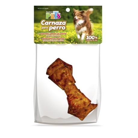 Fancy Pets Hueso de Carnaza (10-13 cm) Sabor Tocino