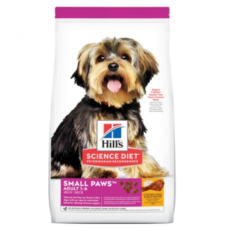 Hill's Science Diet Adult Small Paws 7.03 Kg.
