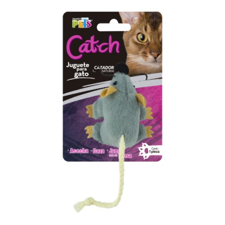 Juguete Ratón Mini Catch para Gatos, Fancy Pets