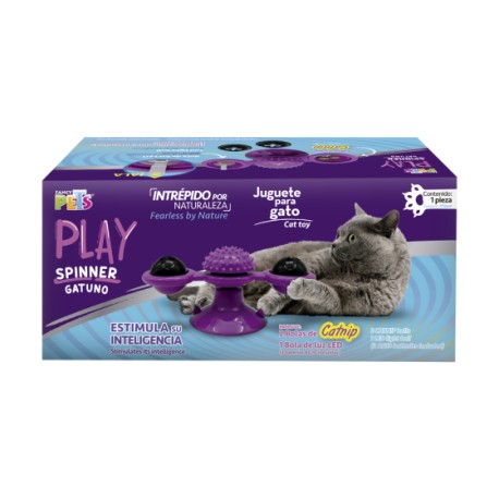 Juguete Spinner con Catnip para Gato Fancy Pets