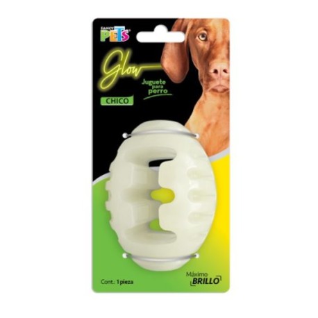 Juguete Balón de Rugby Grande Glow, Fancy Pets