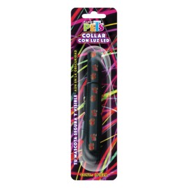 Collar Led Huellas Chico, Fancy Pets