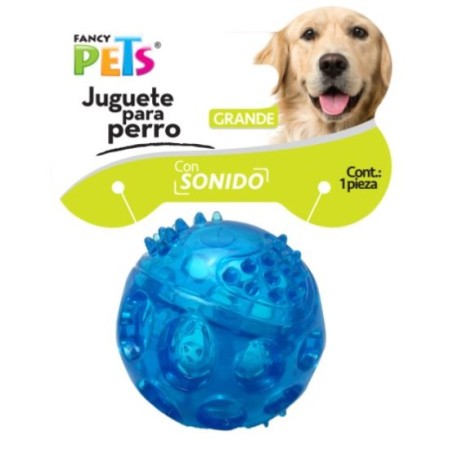 Pelota Flexible con Sonido Grande, Fancy Pets