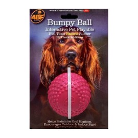 Bumpy Ball Pelota Para Perro Rosa 4BF